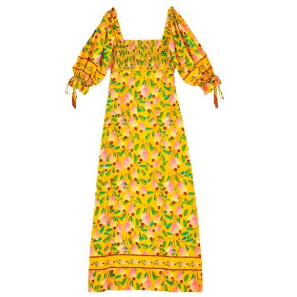 FARM Rio Mini Cashew Maxi Dress Size Small - Picture 5 of 7